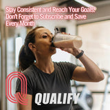 Cocina proteica con Qualify whey fresa para postres ligeros