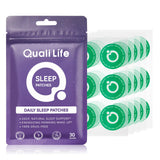 QualiLife Parches de Sueño: caja de 30 para rutina nocturna discreta y duradera.