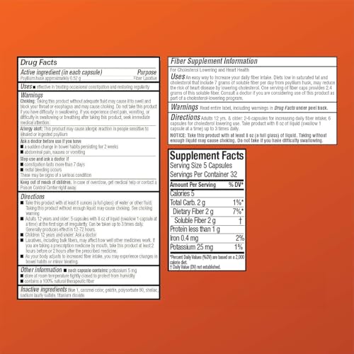 Quality Choice cápsulas de psyllium marcadas con NDC para referencia de compra.