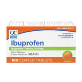 Quality Choice Ibuprofeno: tabletas recubiertas naranjas para dolor diario