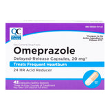 Quality Choice omeprazol cápsulas retardo, blíster compacto para llevar.