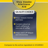 Quality Choice Stay Awake tableta cafeina para estudio nocturno, foco sostenido