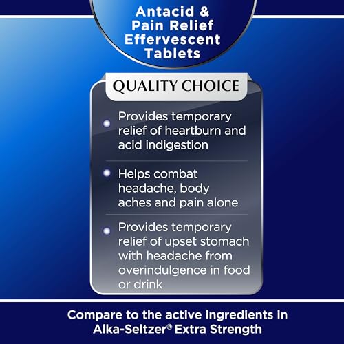 Quality Choice tabletas alivio dolor de cabeza y malestar corporal.