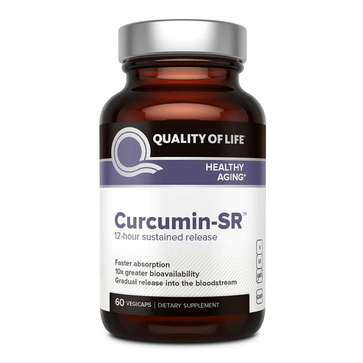 Quality of Life Curcumin-SR, bote: apoyo a una inflamación equilibrada.