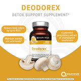 Deodorex ofrece apoyo detox desde el interior con champignon.