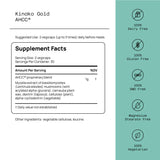 Quality of Life Kinoko Gold AHCC cápsulas en mano para uso diario