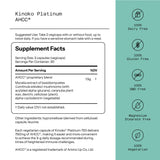 Cápsulas AHCC 750 mg Kinoko Platinum: potencia diaria para el sistema inmune