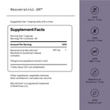 Quality of Life Resveratrol SR, cápsulas visibles para bienestar general.