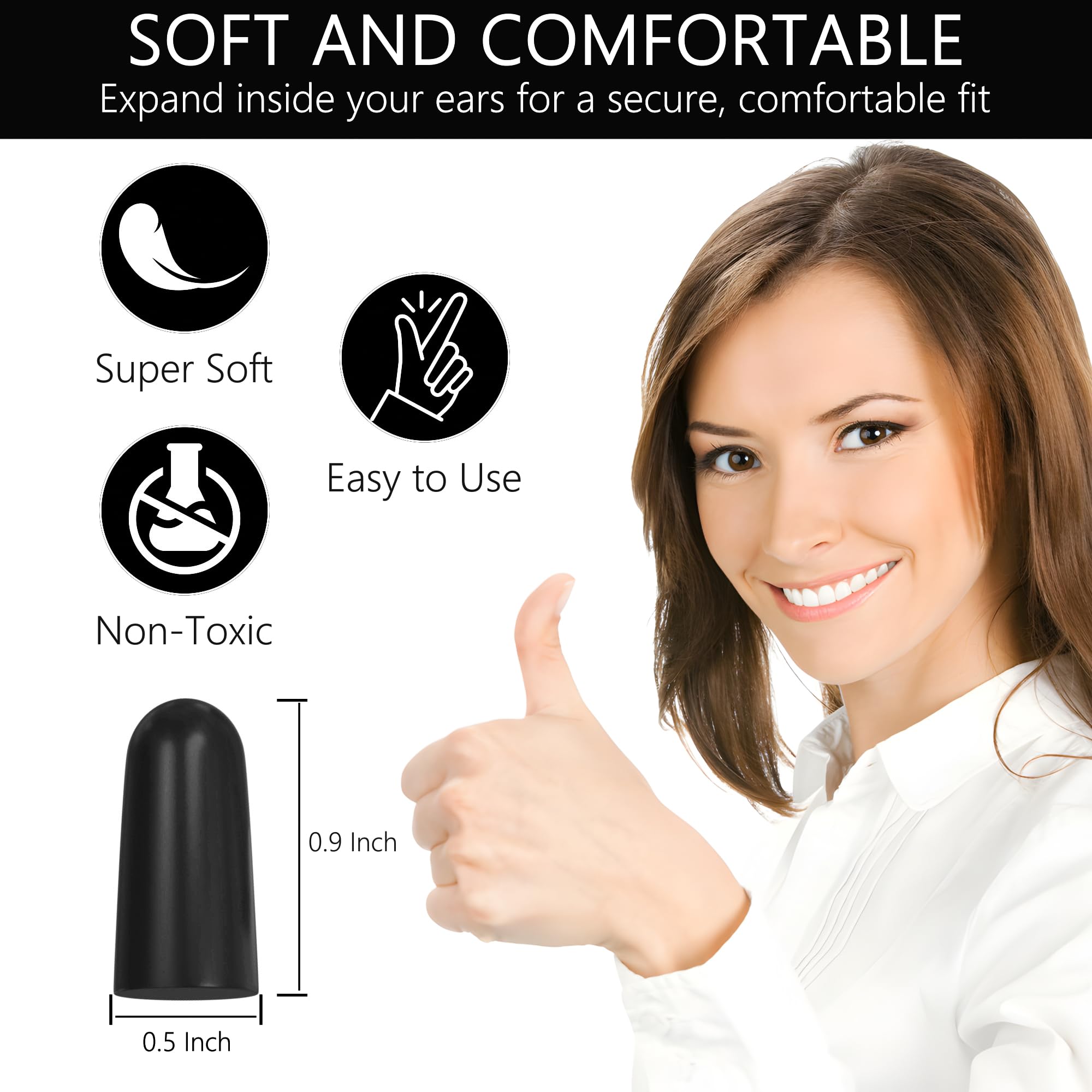 Quality Plugs by Rips: tapones de espuma autoajustables, confort duradero.