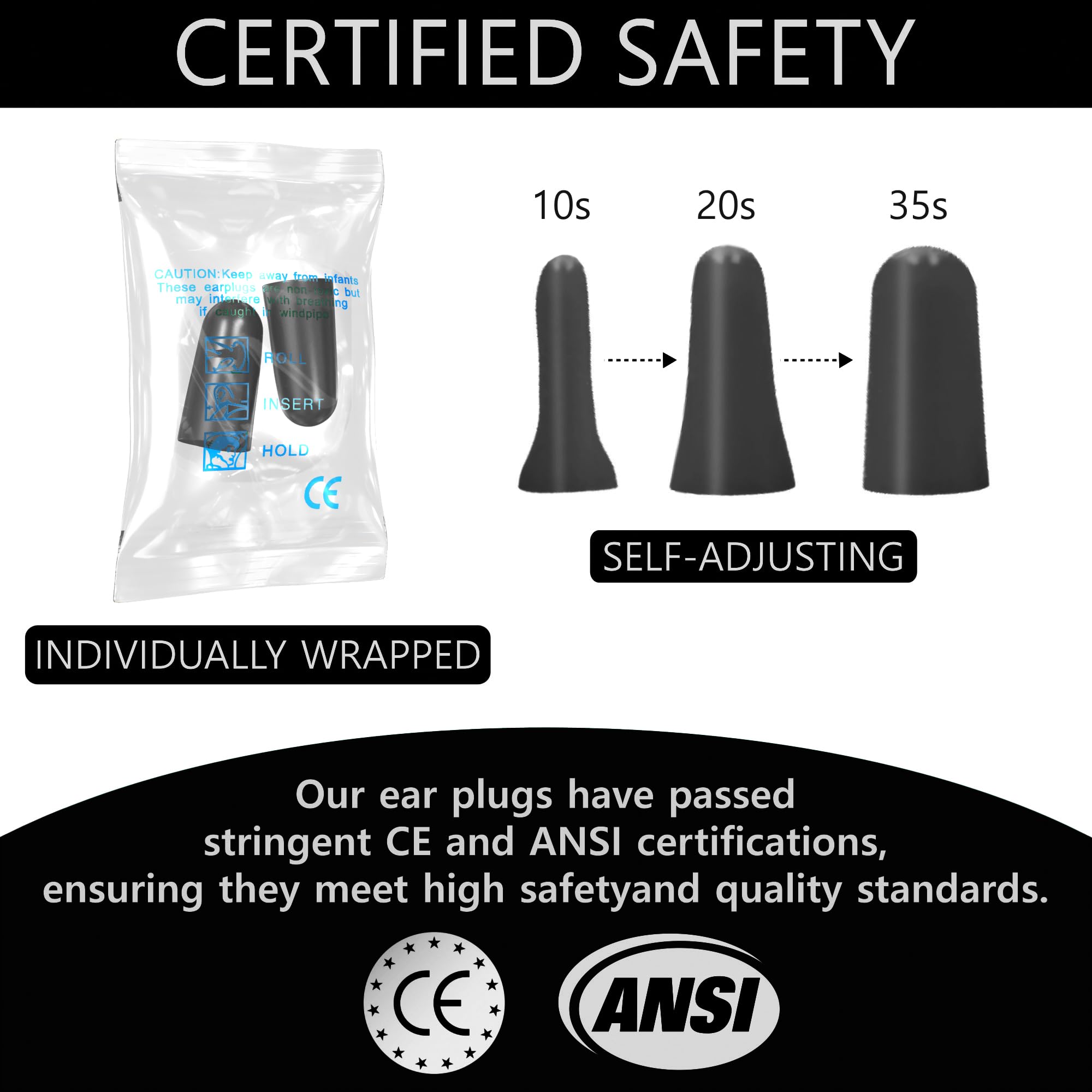 Quality Plugs by Rips: envase individual, higiene garantizada.