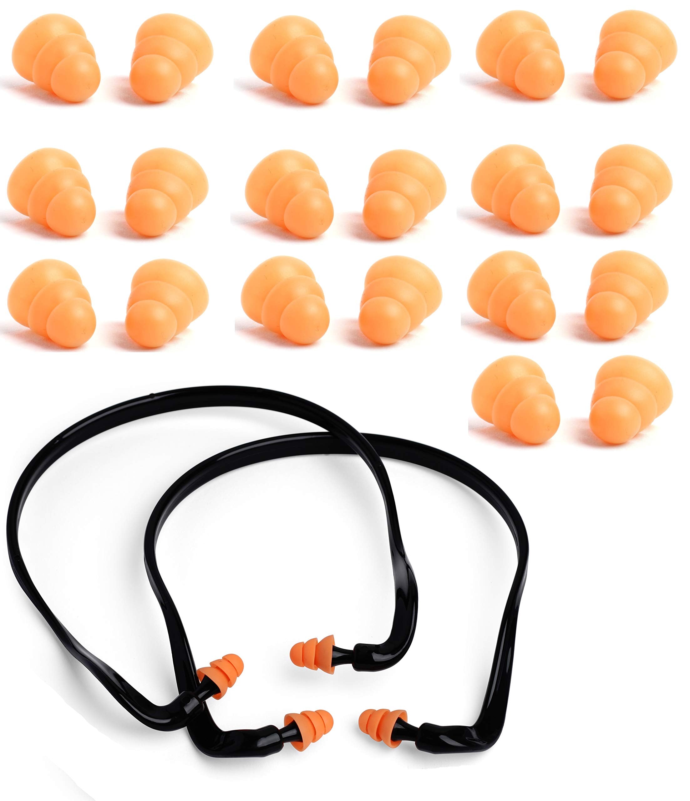 Quality Plugs by Rips: tapas auditivos con banda 2, reducción de ruido para el trabajo al aire libre