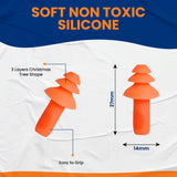 Quality Plugs by Rips: forma tri-flange para ajuste cómodo en oídos diversos.