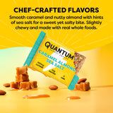 Quantum Energy Squares barra en la mano: consumo fácil en cualquier lugar.