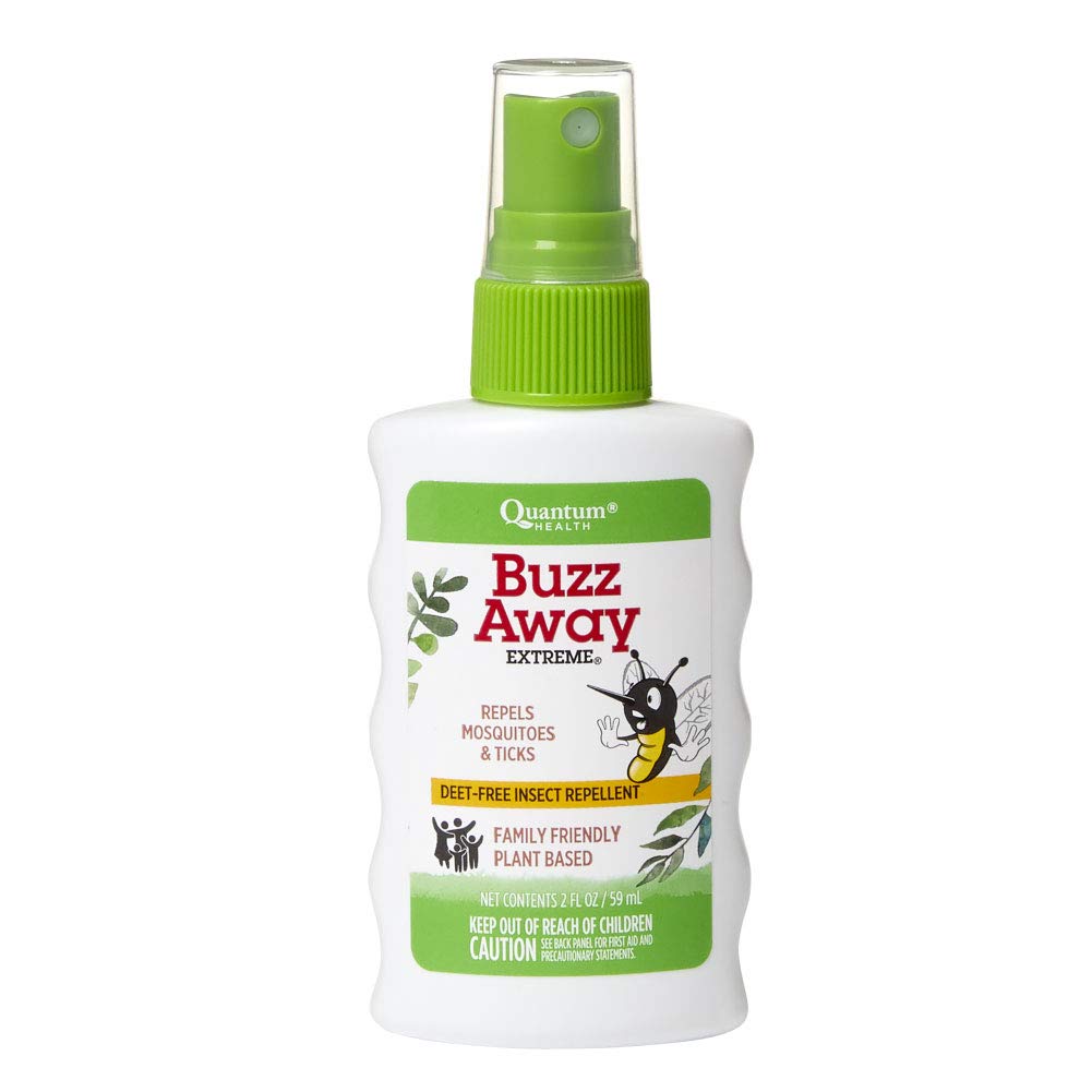 Quantum Buzz Away Extreme, botella de 60 ml para uso al aire libre.