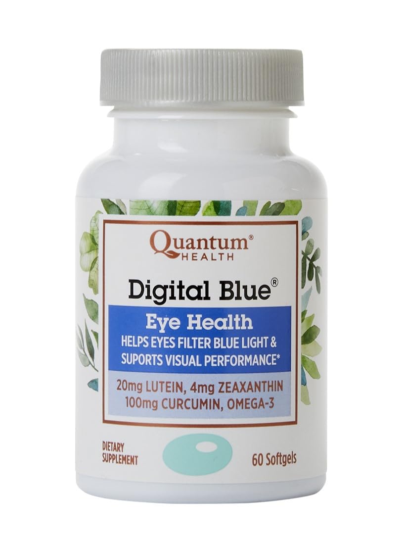 Quantum Digital Blue: luteína y zeaxantina para apoyos visuales.
