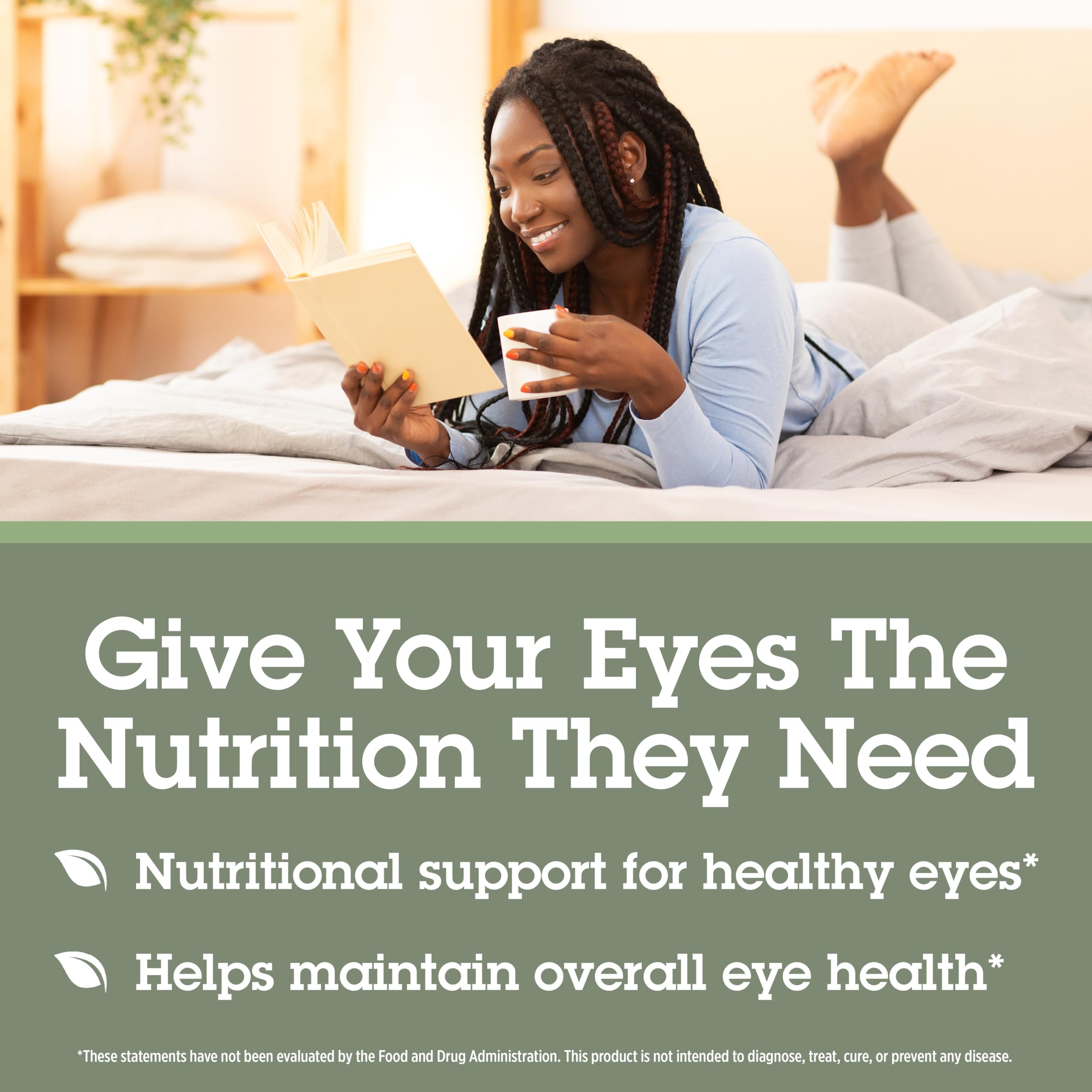 Quantum Health See Lutein+ cápsulas muestran la combinación de vitaminas para la retina.