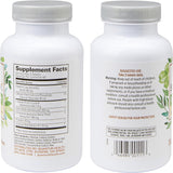 Quantum Health SuperLysine+ botella trasera: información de ingredientes y cuidado del producto