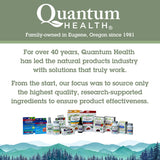 Quantum Health Macula 30+ diseño de embalaje: información clara y útil