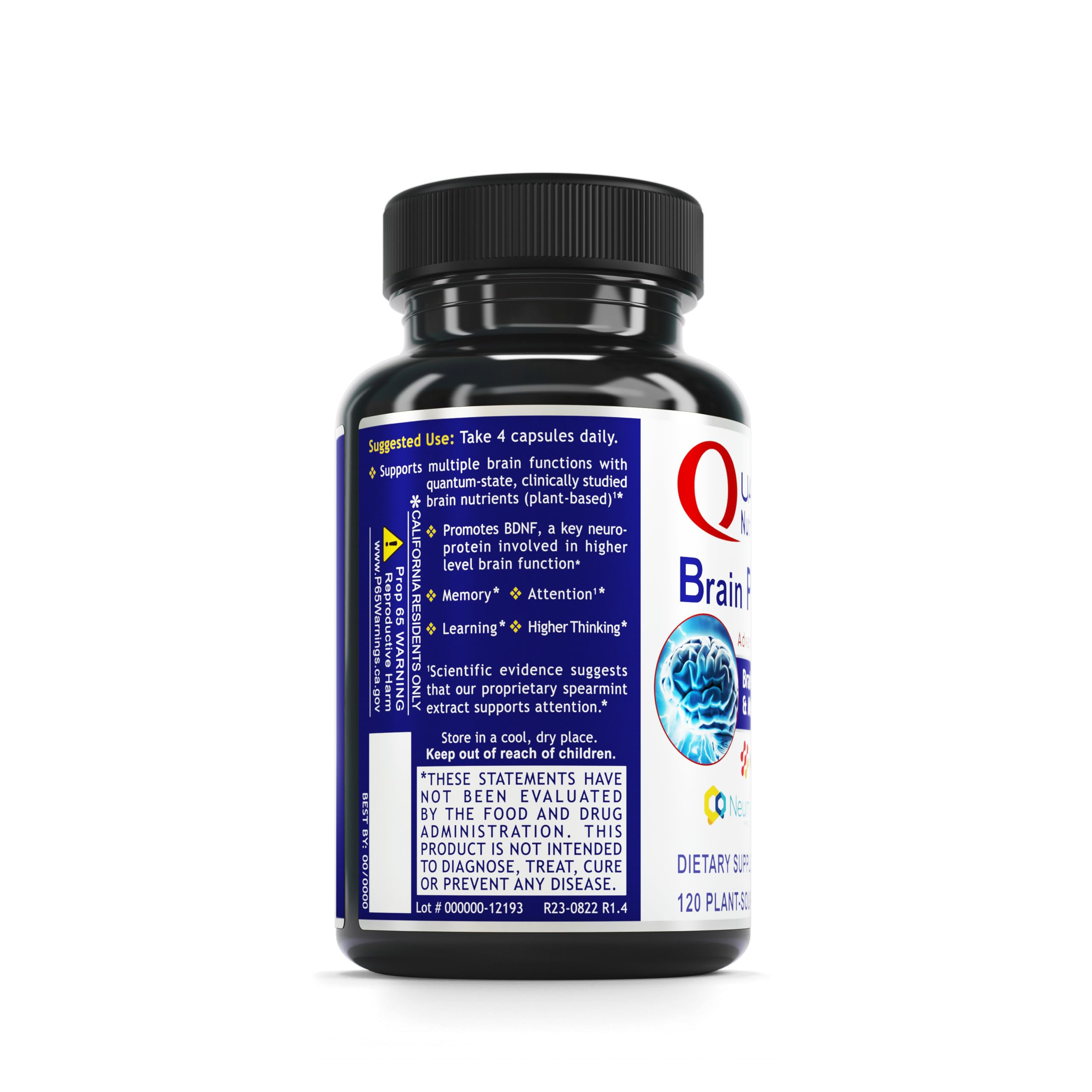 Brain Prodigy de Quantum Nutrition Labs: extracto de fruta de café para concentración