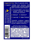 Brain Prodigy de Quantum Nutrition Labs: Neumentix y menta para frescura cognitiva