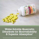 Quantum Quercetina 500 vitamina C soporte antioxidante para un cuerpo activo