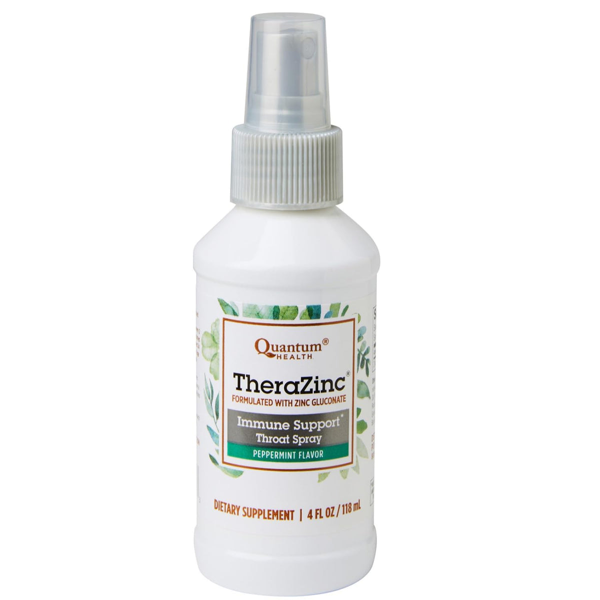 TheraZinc de Quantum, aerosol bucal para apoyo inmunológico directo en la boca.