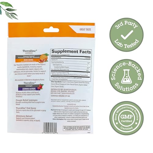 TheraZinc 7 mg de zinc gluconato para adultos y niños 12+.