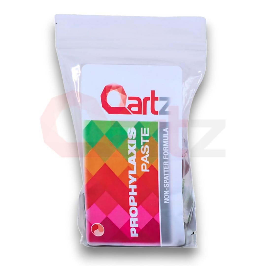 Qartz pulimento dental menta, hecho en Estados Unidos, calidad asegurada.