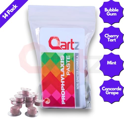 Qartz pulimento dental menta, uso diario para eliminar manchas y brillo natural.