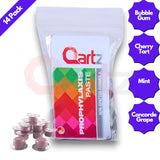 Qartz pulimento dental menta, uso diario para eliminar manchas y brillo natural.