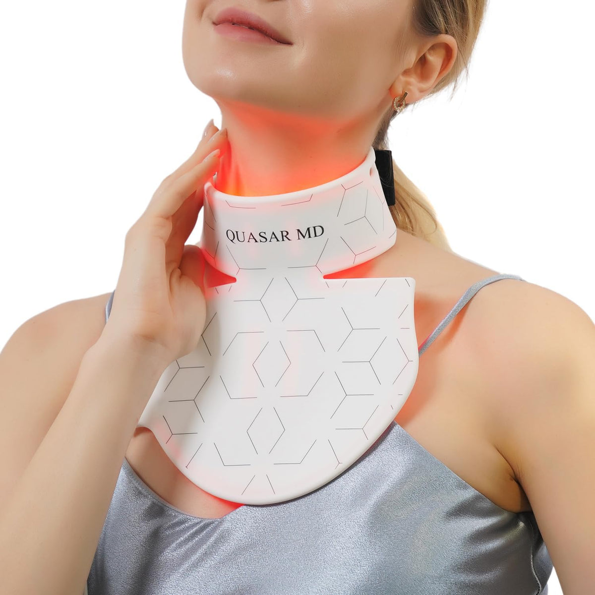 Dispositivo Quasar MD cuello-escote con luz para tono y textura visibles