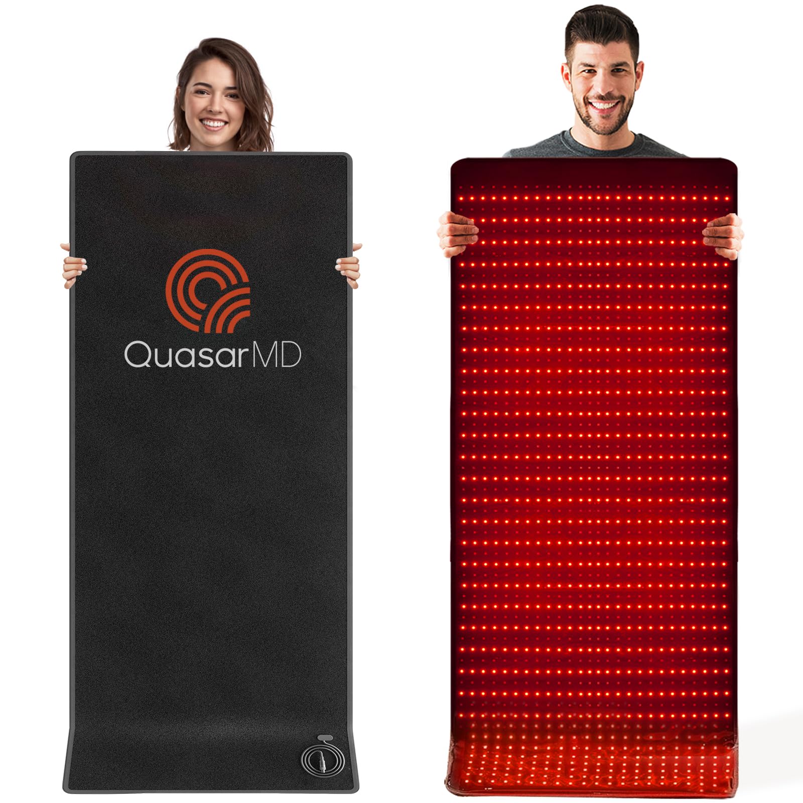 QuasarMD Mat con diodos 660nm y 850nm para bienestar general.