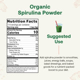 Batido verde con Quay Naturals Spirulina para energía diaria
