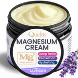 QUELTIS Magnesium Cream con lavanda, bote para relajación muscular