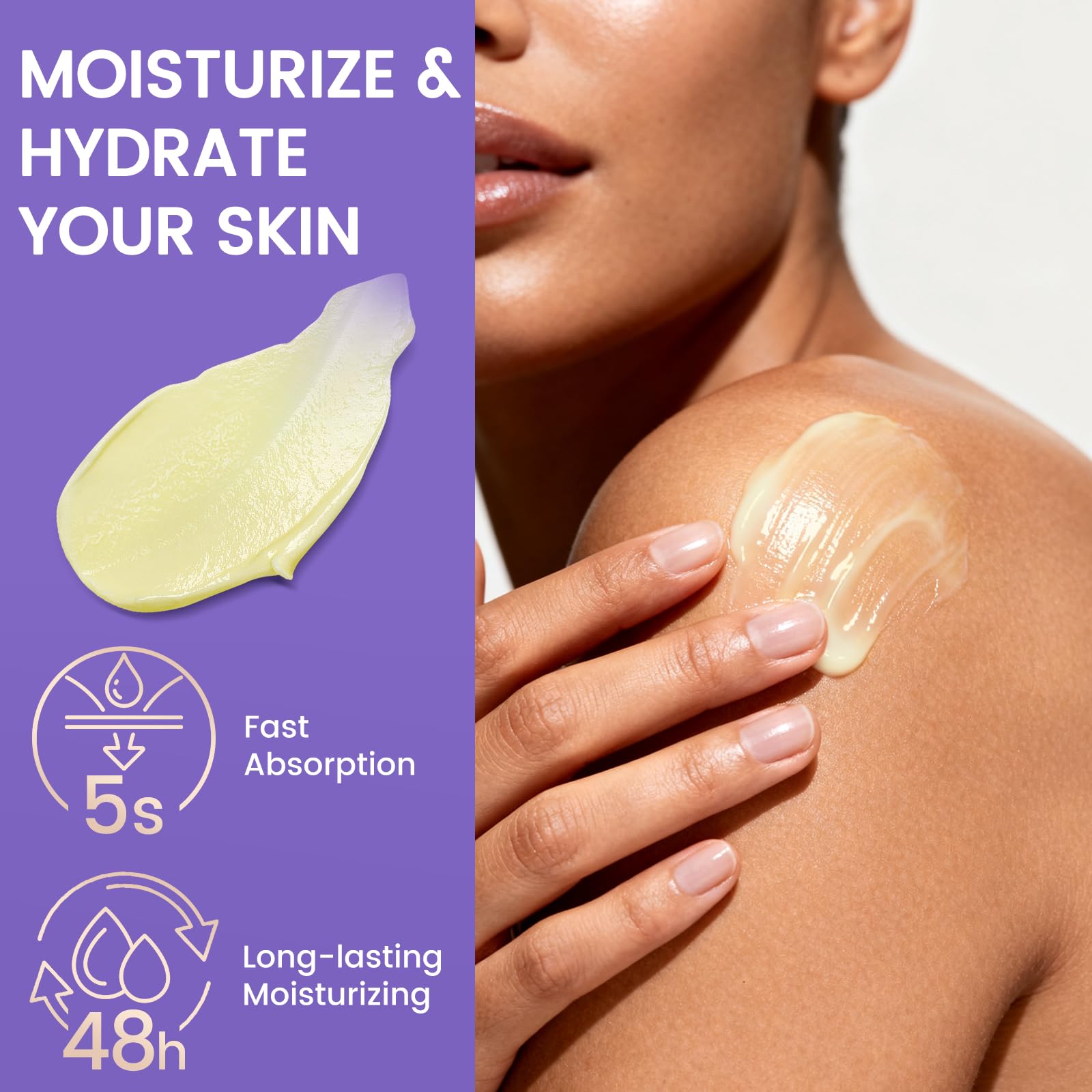 QUELTIS crema de magnesio lavanda, hidratación de la piel