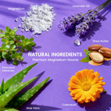 QUELTIS Magnesium Cream Lavanda, textura suave lista para aplicar