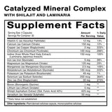 Dr. Shade's Catalyzed Mineral Complex Shilajit y Laminaria para metabolismo y energía.