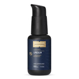 LipoCalm de Quicksilver, botella vertiendo, para apoyo de relajación.
