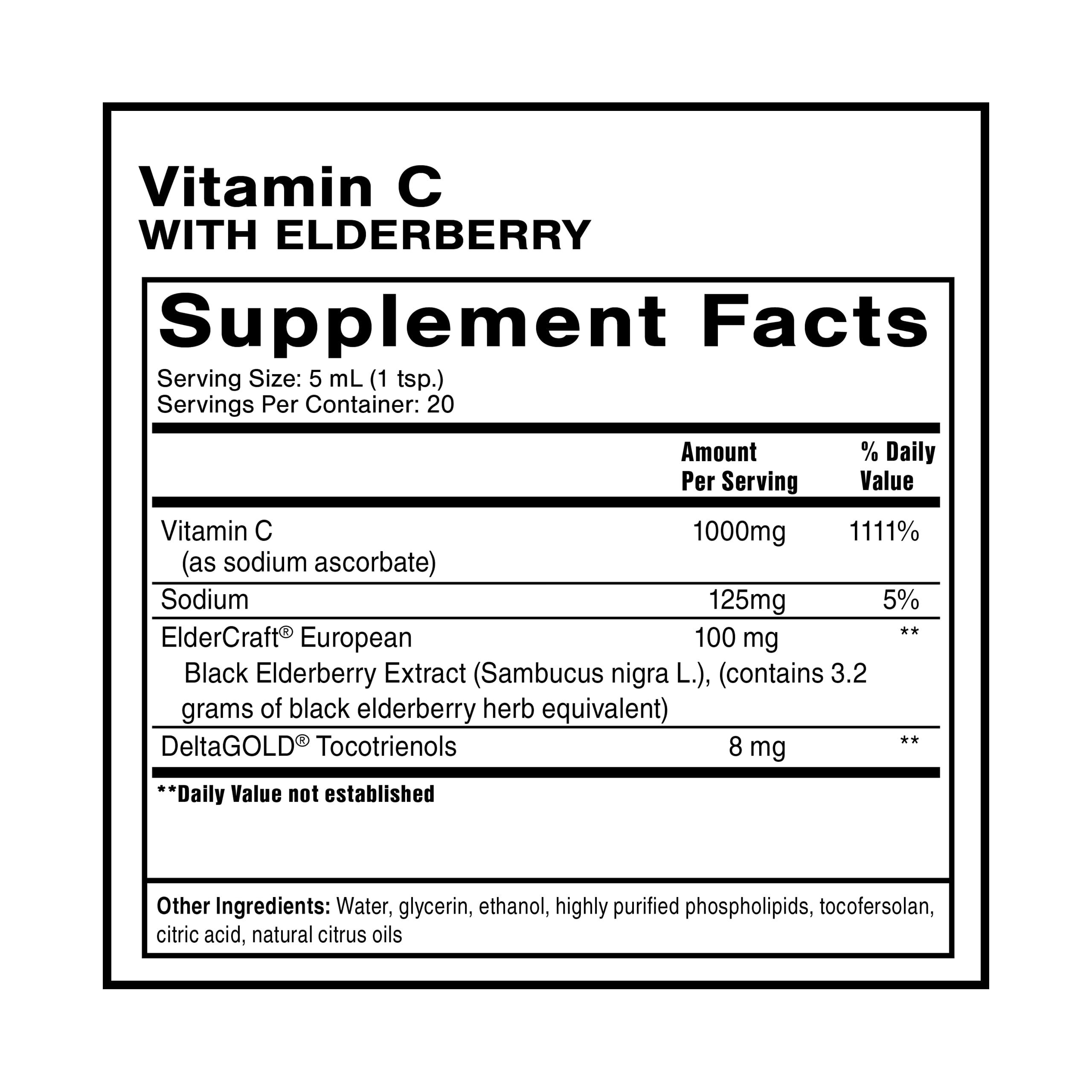 Vertido del liposomal C+Sauco para absorción rápida.