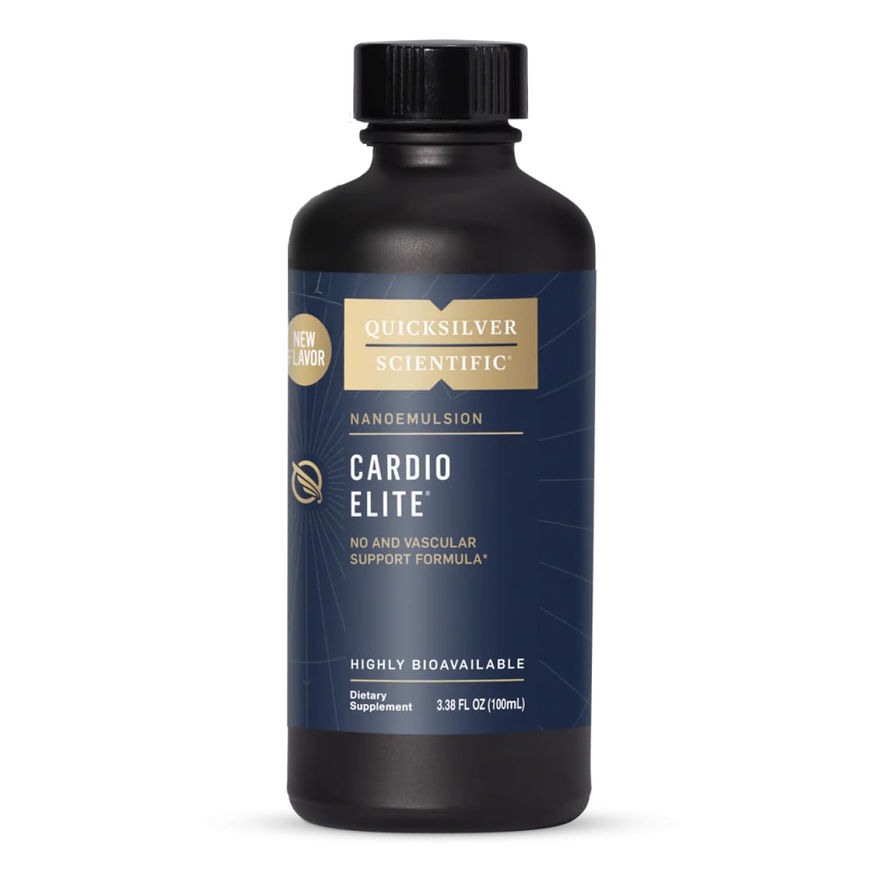 Quicksilver Scientific Cardio Elite: botella lista para uso diario que apoya la circulación.
