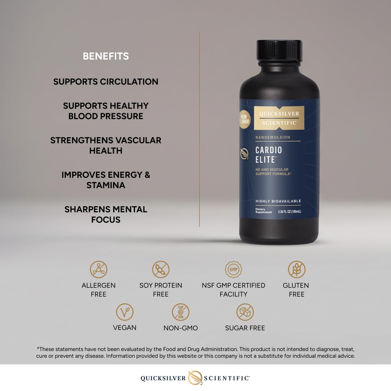 Quicksilver Scientific Cardio Elite: extracto de dan shen para soporte vascular.