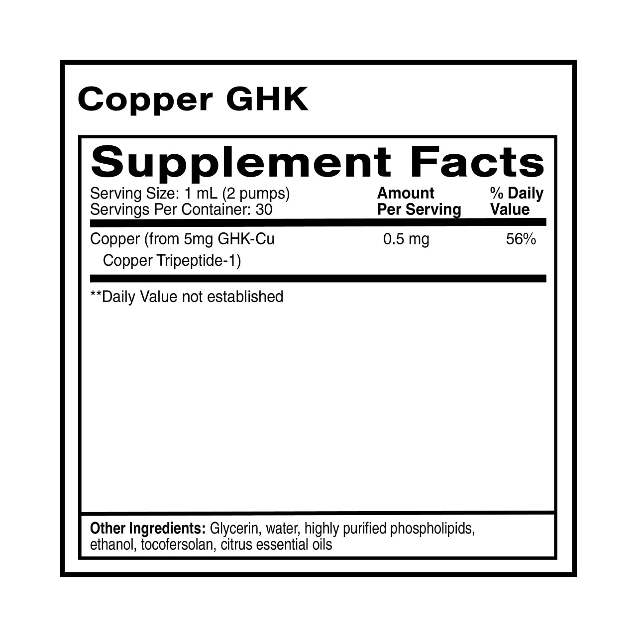 Dispositivo dosificador de Quicksilver Scientific Cobre GHK liposomal