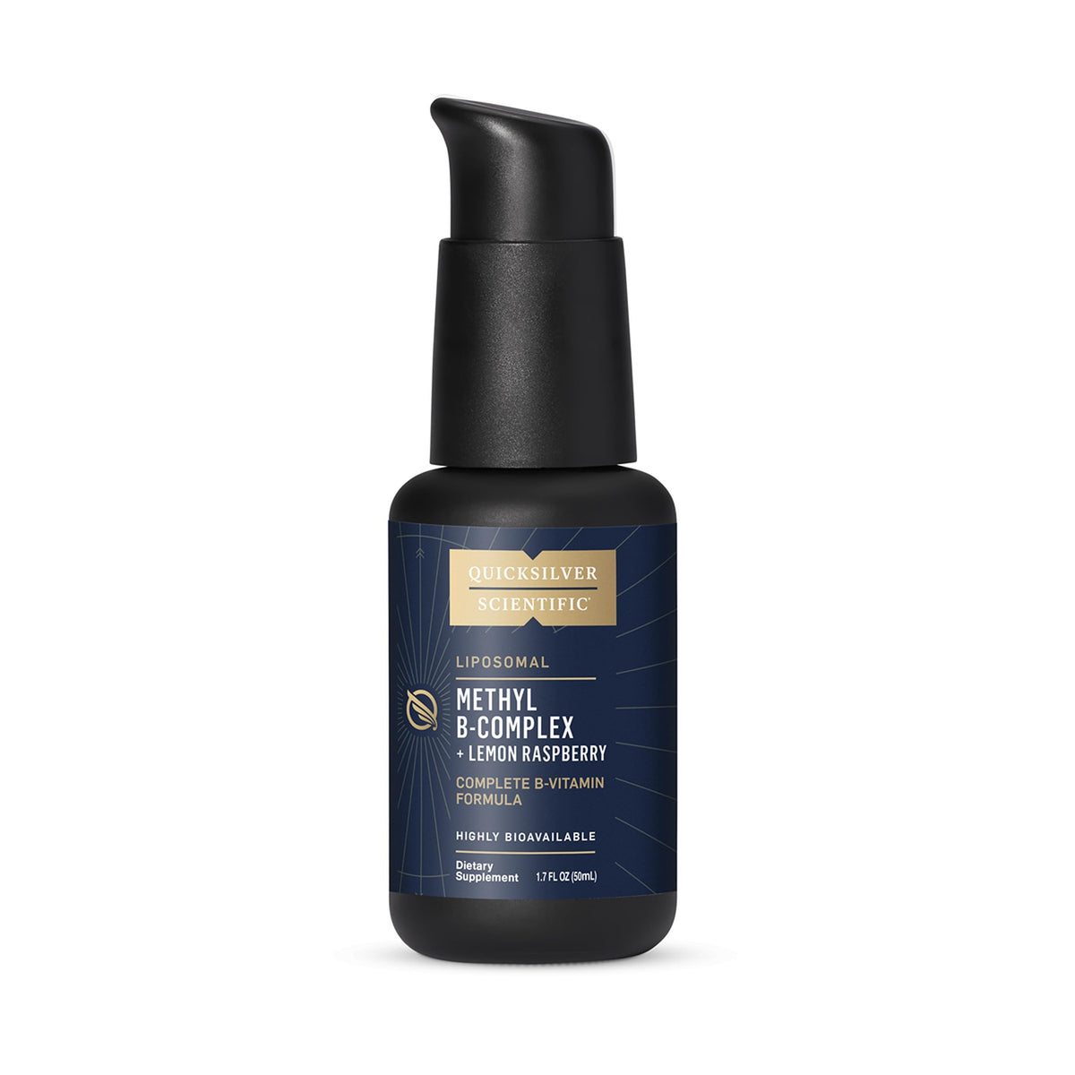 Quicksilver Scientific Complejo B Metilado líquido, envase 50 ml, absorción rápida.