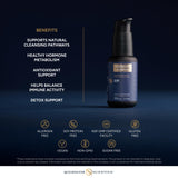 Etiqueta de Quicksilver Scientific Dim con certificaciones de calidad.