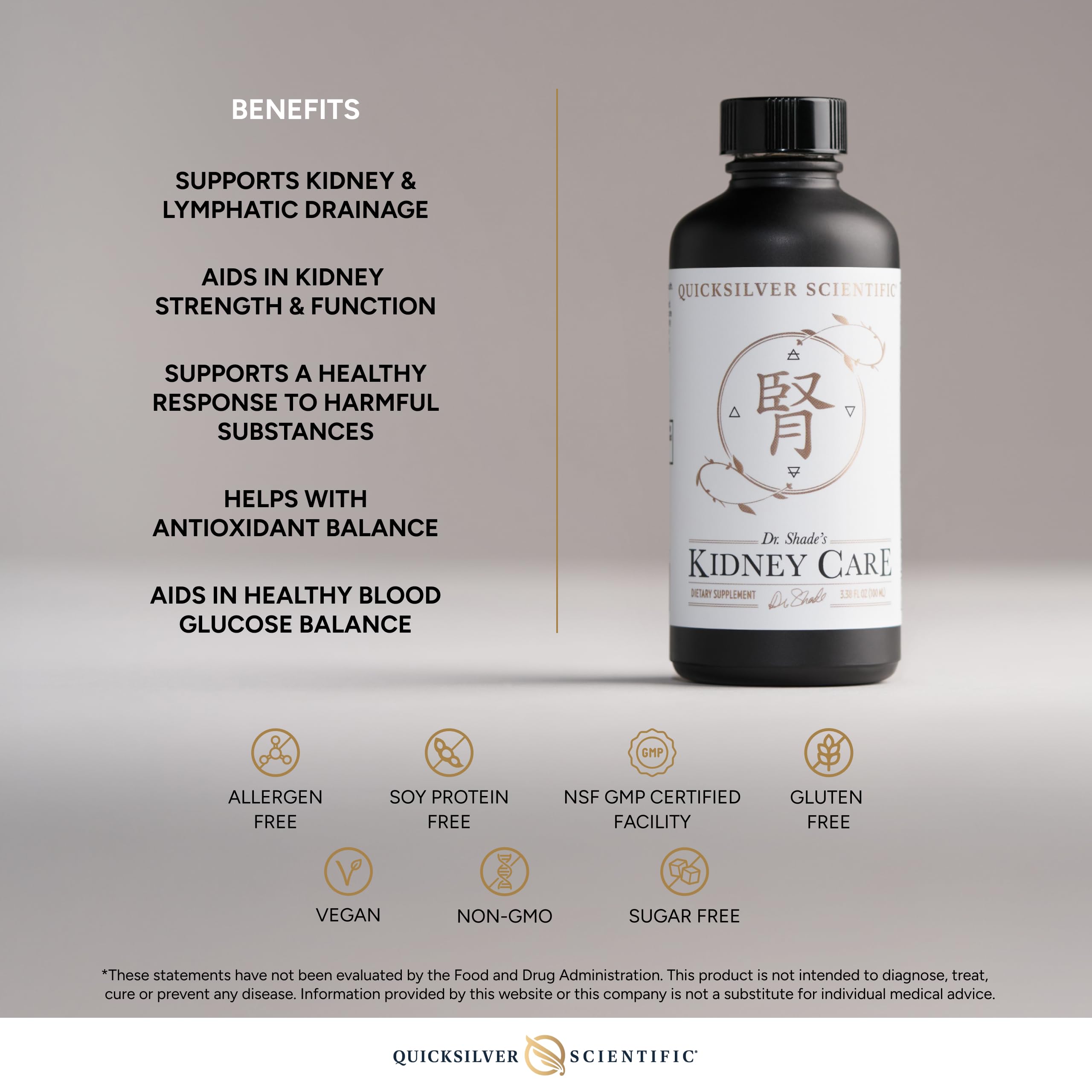 Quicksilver Scientific Ferulico Acido, frasco enfocado, fortalece antioxidantes para respuesta inflamatoria equilibrada.