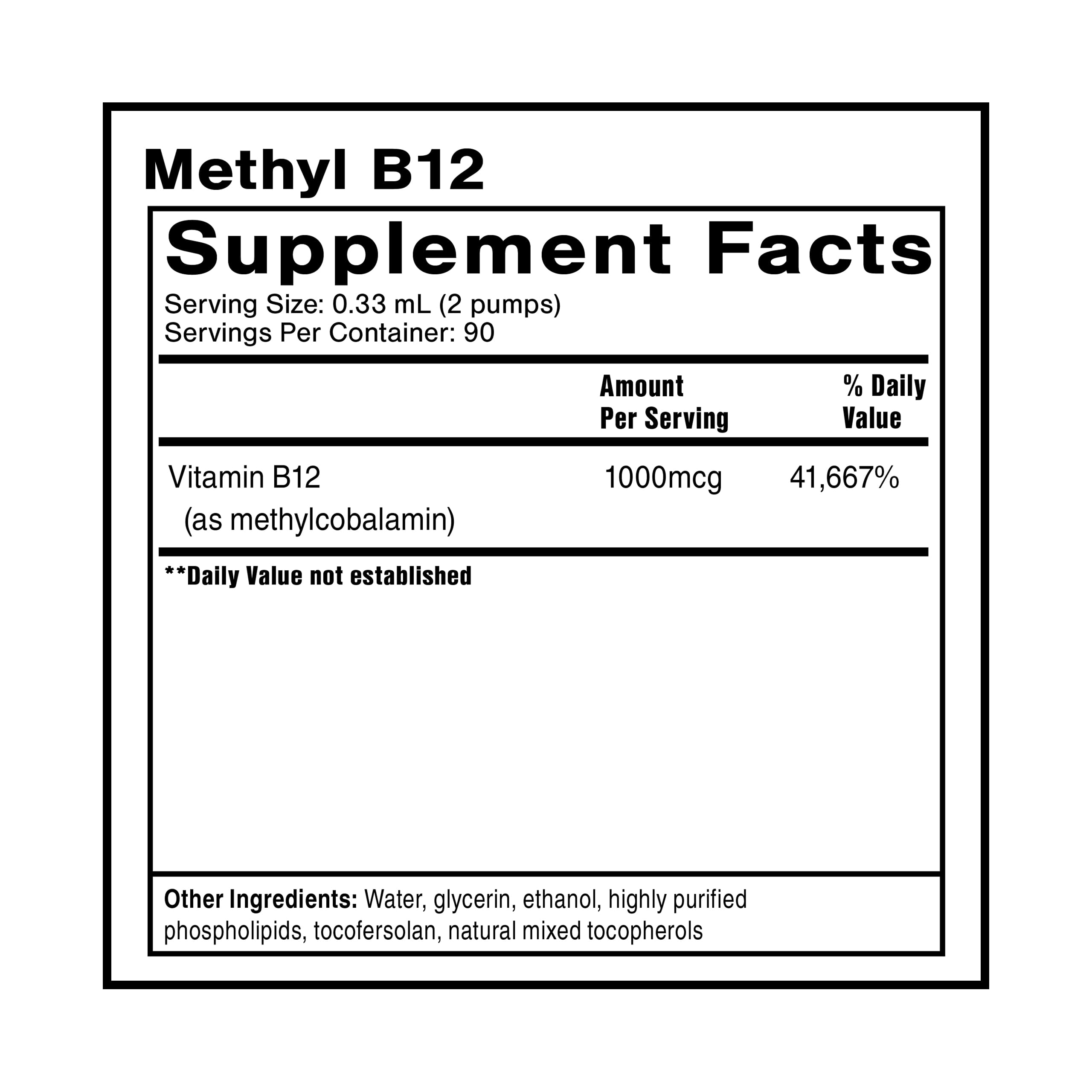 Quicksilver Scientific Methyl B12-1000mcg, tecnología liposomal: absorción suave por mucosa.