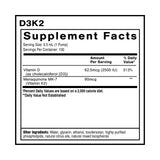 Quicksilver Scientific D3K2 pump-dispense illustration shows precise daily serving.