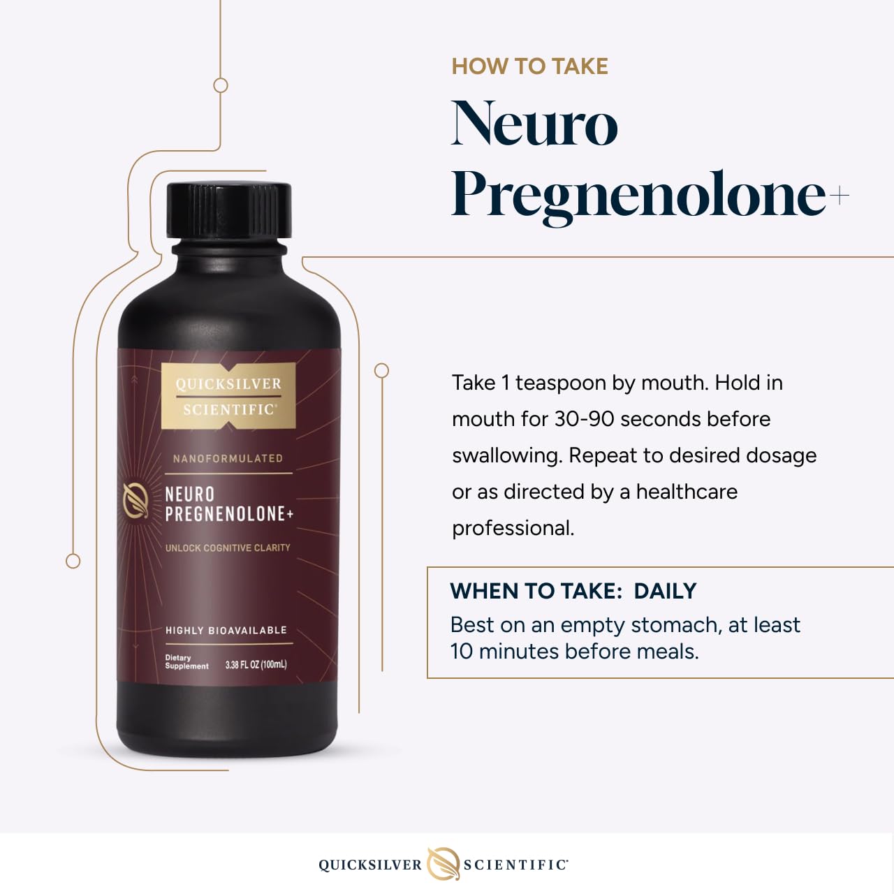 Rendimiento cerebral potencial con Neuro Pregnenolone+ durante tareas diarias.
