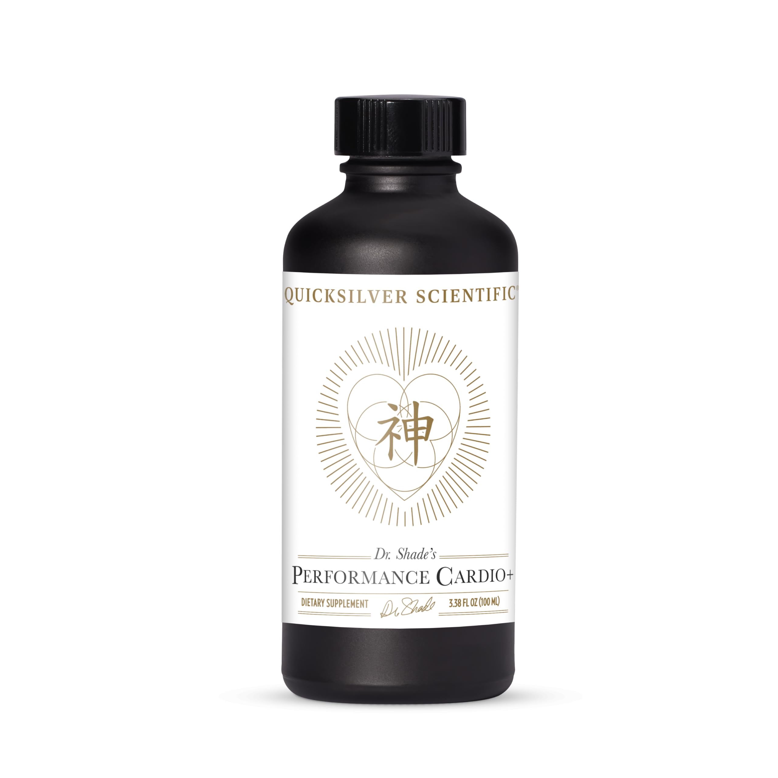 Quicksilver Scientific Performance Cardio+ en botella promueve la circulación y la oxigenación.