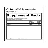 Quicksilver Scientific Quinton paquetes 0-9 para hidratación práctica.